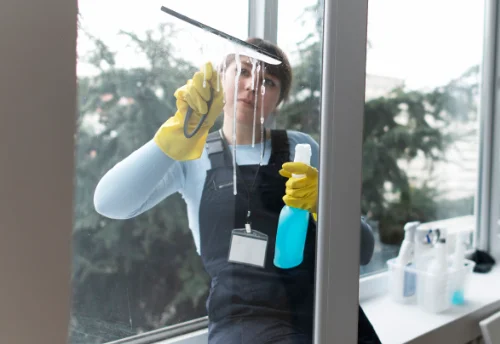 Nettoyage de vitres intérieures et extérieures à Suaux